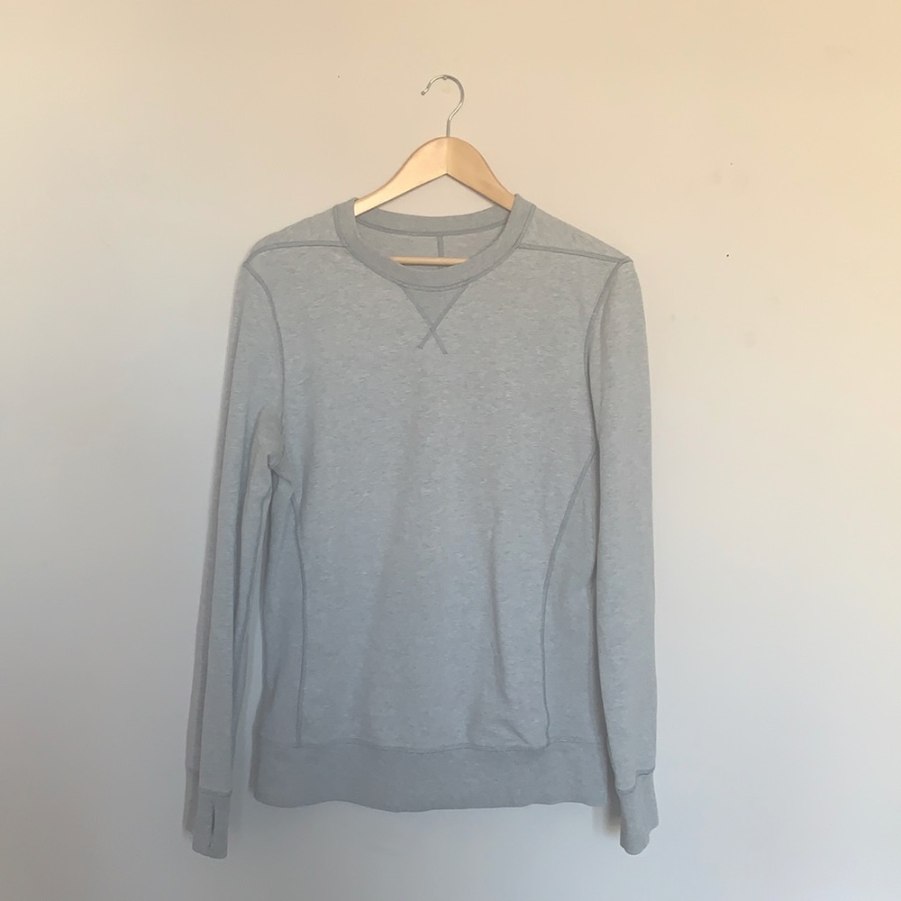 Lululemon Grey Pull Over Sweatshirt Crew Neck